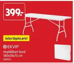 Jula Hopfällbart bord 180x74x73 cm erbjuda
