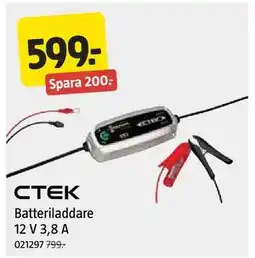 Jula Batteriladdare 12 V 3,8 A erbjuda
