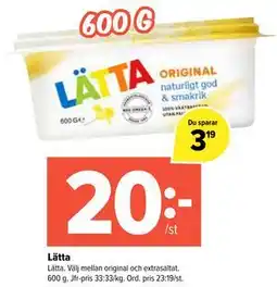 Coop Extra Lätta erbjuda