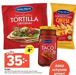 Coop Extra Tex-Mex erbjuda