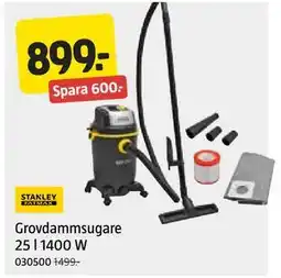 Jula Grovdammsugare 25 l 1400 W erbjuda