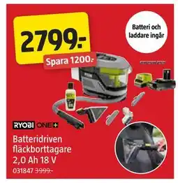 Jula Batteridriven fläckborttagare 2,0 Ah 18 V erbjuda