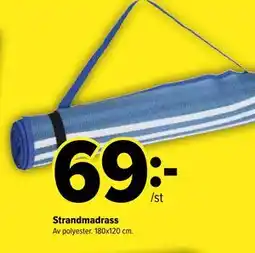 Coop Extra Strandmadrass erbjuda