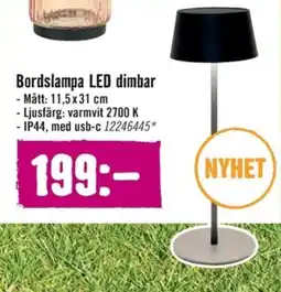 Hornbach Bordslampa LED dimbar erbjuda