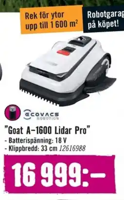 Hornbach "Goat A-1600 Lidar Pro" erbjuda
