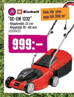 Hornbach "GC-EM 1232" erbjuda