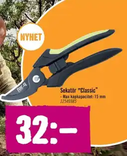 Hornbach Sekatör "Classic" erbjuda