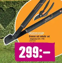 Hornbach Grensax och sekatör set erbjuda