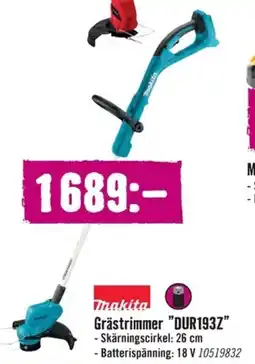 Hornbach Grästrimmer "DUR193Z" erbjuda