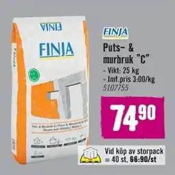 Hornbach Puts- & murbruk "C" erbjuda