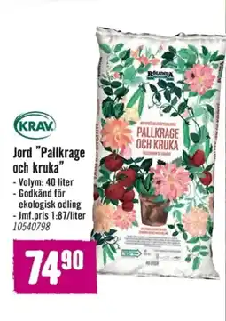 Hornbach Jord "pallkrage och kruka" erbjuda