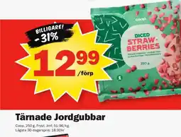 Pekås COOP Tärnade Jordgubbar erbjuda