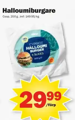 Pekås COOP Halloumiburgare erbjuda