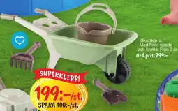 Leklust Skottkärra erbjuda