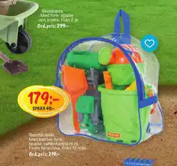 Leklust Sandlådeset erbjuda