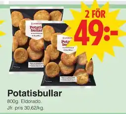 Matöppet Potatisbullar erbjuda