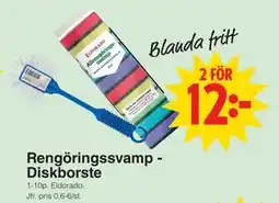 Matöppet Rengöringssvamp Diskborste erbjuda