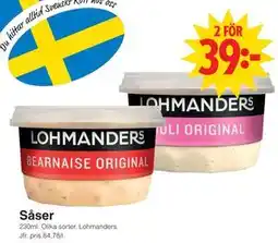 Matöppet Såser erbjuda