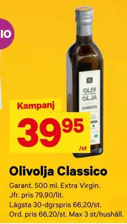 City Gross Olivolja Classico erbjuda