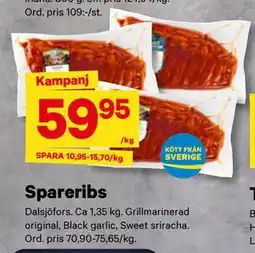 City Gross Spareribs erbjuda