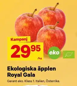 City Gross Ekologiska äpplen Royal Gala erbjuda