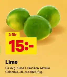 City Gross Lime erbjuda