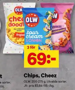 City Gross Chips, Cheez erbjuda