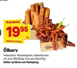 City Gross Ölkorv erbjuda