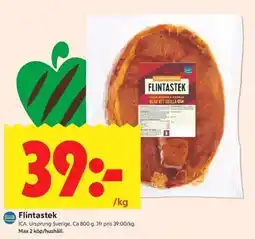 ICA Kvantum ICA Flintastek erbjuda