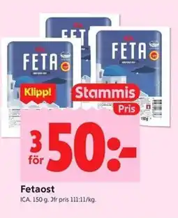 ICA Kvantum ICA Fetaost erbjuda