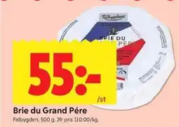 ICA Kvantum Falbygden Brie du Grand Pére erbjuda