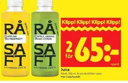 ICA Kvantum Råsaft Juice erbjuda