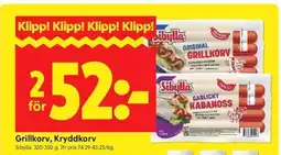 ICA Kvantum Sibylla Grillkorv, Kryddkorv erbjuda