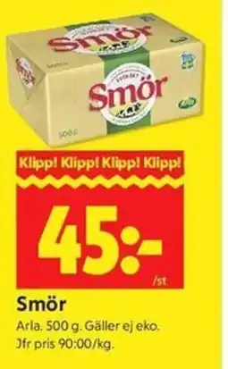ICA Kvantum Arla Smör erbjuda