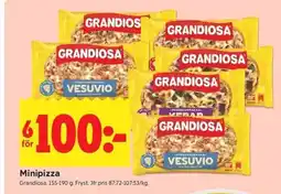 ICA Kvantum Grandiosa Minipizza erbjuda