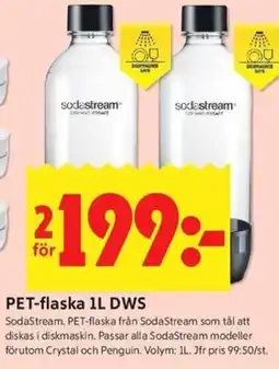 ICA Kvantum SodaStream PET-flaska DWS erbjuda