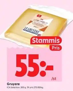 ICA Kvantum ICA Gruyere erbjuda
