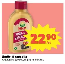 Coop Arla Köket Smör- & rapsolja erbjuda