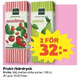 Coop Kiviks Frukt-/bärdryck erbjuda