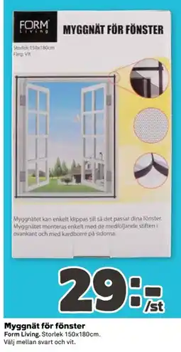 Coop Myggnät för fönster erbjuda