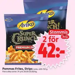 ICA Supermarket Aviko Pommes Frites, Strips erbjuda