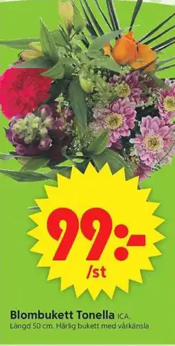 ICA Supermarket Blombukett Tonella erbjuda
