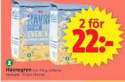ICA Supermarket ICA Havregryn erbjuda