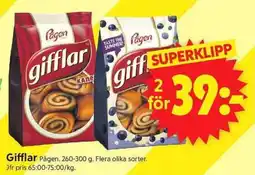 ICA Supermarket Pågen Gifflar erbjuda