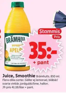 ICA Supermarket Brämhults Juice, Smoothie erbjuda