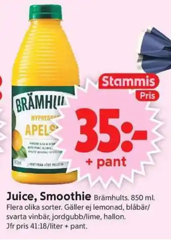 ICA Supermarket Brämhults Juice, Smoothie erbjuda