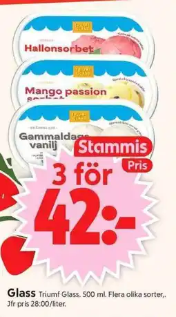 ICA Supermarket Triumf Glass erbjuda