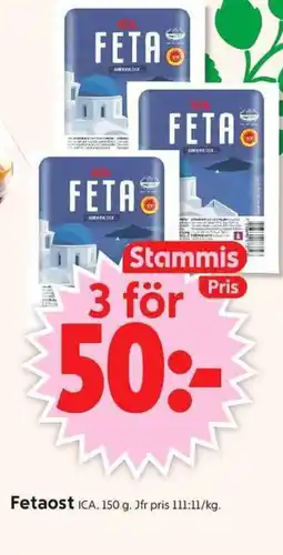 ICA Supermarket ICA Fetaost erbjuda