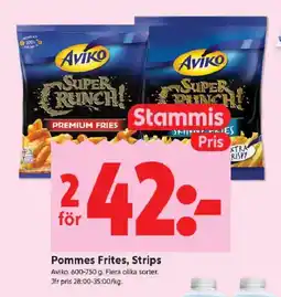 ICA Kvantum AVIKO Pommes frites, strips erbjuda