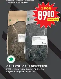 Willys GRILLKOL, GRILLBRIKETTER erbjuda